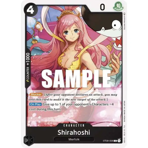 One Piece Trading Card Game Starter Deck 8: Monkey.D.Luffy Common Shirahoshi ST08-006