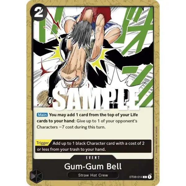 One Piece Trading Card Game Starter Deck 8: Monkey.D.Luffy Common Gum-Gum Bell ST08-014