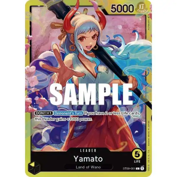 One Piece Trading Card Game Starter Deck 9: Yamato Leader Yamato ST09-001