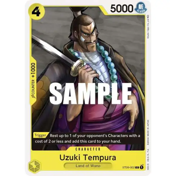 One Piece Trading Card Game Starter Deck 9: Yamato Common Uzuki Tempura ST09-002
