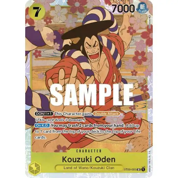 One Piece Trading Card Game Starter Deck 9: Yamato Super Rare Kouzuki Oden ST09-005
