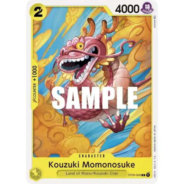 One Piece Trading Card Game Starter Deck 9: Yamato Common Kouzuki Momonosuke ST09-006