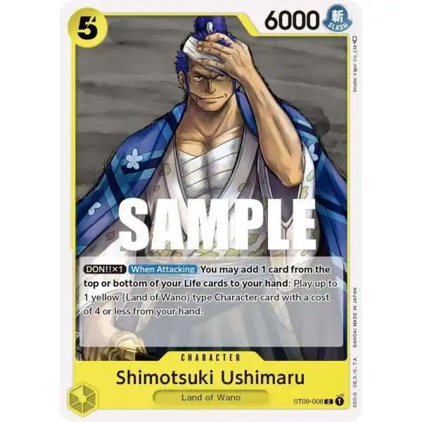 One Piece Trading Card Game Starter Deck 9: Yamato Common Shimotsuki Ushimaru ST09-008