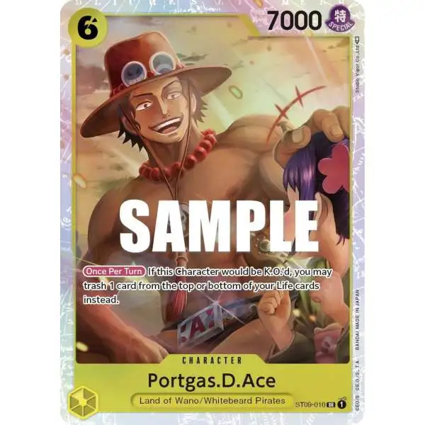 One Piece Trading Card Game Starter Deck 9: Yamato Super Rare Portgas.D.Ace ST09-010