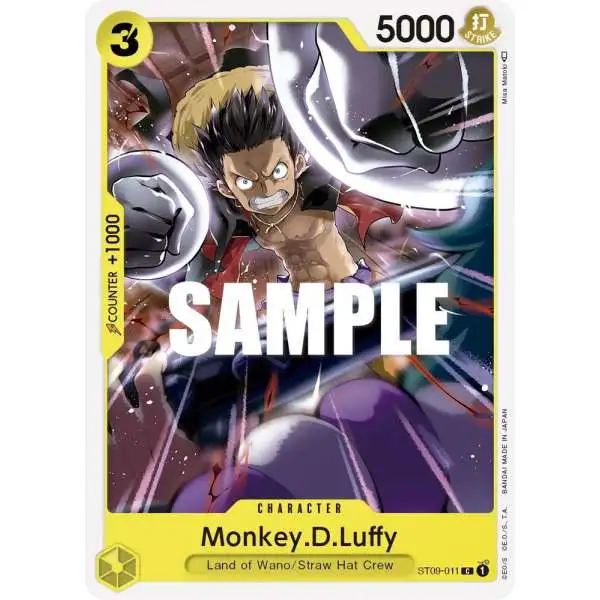 One Piece Trading Card Game Starter Deck 9: Yamato Common Monkey.D.Luffy ST09-011