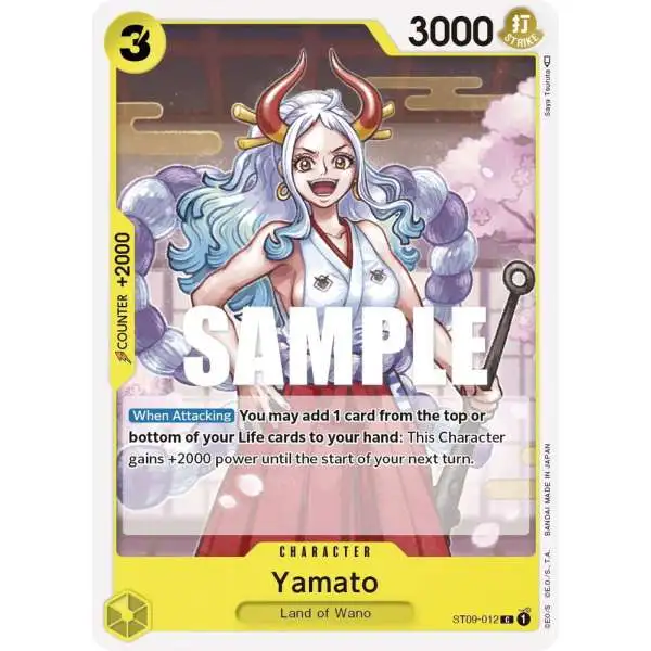 One Piece Trading Card Game Starter Deck 9: Yamato Common Yamato ST09-012