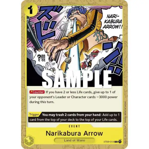 One Piece Trading Card Game Starter Deck 9: Yamato Common Narikabura Arrow ST09-014
