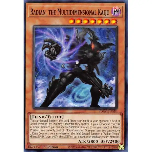 yugioh kaiju cards ES01-AE064 Interrupted Slumber (SER) TCG Corner you can Special Summon this card (from your hand) in Attack Position YuGiOh Structure Deck Albaz Strike