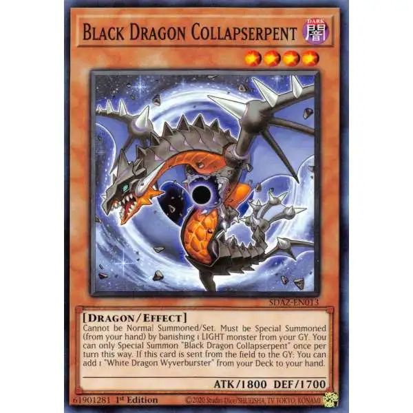 YuGiOh Structure Deck: Albaz Strike Common Black Dragon Collapserpent SDAZ-EN013