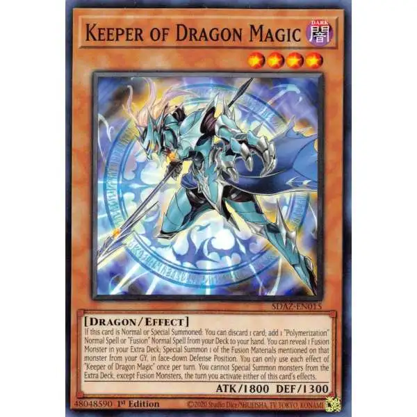 YuGiOh Structure Deck: Albaz Strike Common Keeper of Dragon Magic SDAZ-EN015