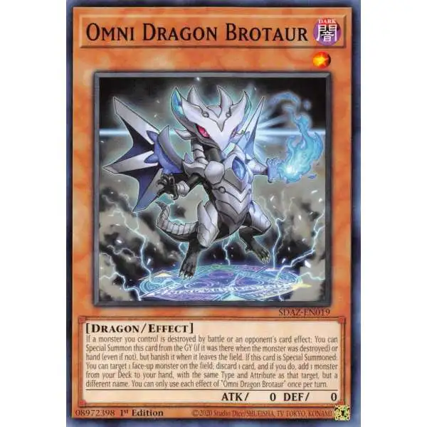 YuGiOh Structure Deck: Albaz Strike Common Omni Dragon Brotaur SDAZ-EN019