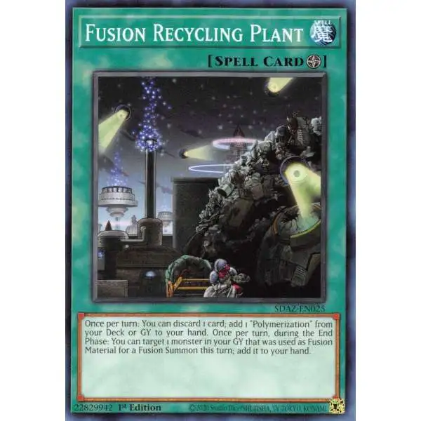 YuGiOh Structure Deck: Albaz Strike Common Fusion Recycling Plant SDAZ-EN025