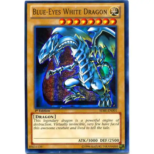YuGiOh Saga of Blue-Eyes White Dragon Structure Deck Ultra Rare Blue-Eyes White Dragon SDBE-EN001