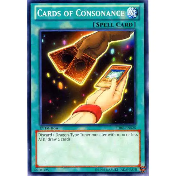 YuGiOh Saga of Blue-Eyes White Dragon Structure Deck Common Cards of Consonance SDBE-EN025