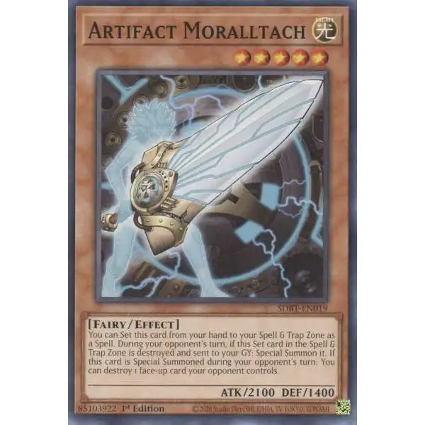 YuGiOh Structure Deck: Beware of Traptrix Common Artifact Moralltach SDBT-EN019