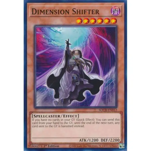 YuGiOh Structure Deck: Legend of the Crystal Beasts Common Dimension Shifter SDCB-EN012