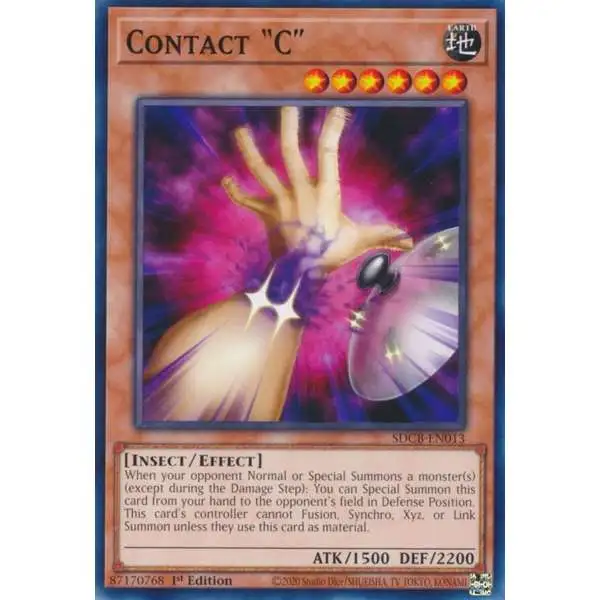 YuGiOh Structure Deck: Legend of the Crystal Beasts Common Contact C SDCB-EN013