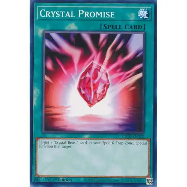 YuGiOh Structure Deck: Legend of the Crystal Beasts Common Crystal Promise SDCB-EN023