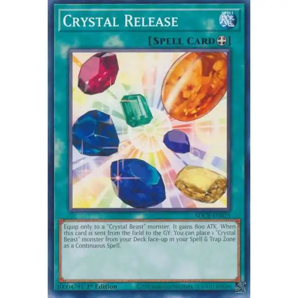 YuGiOh Structure Deck: Legend of the Crystal Beasts Common Crystal Release SDCB-EN025