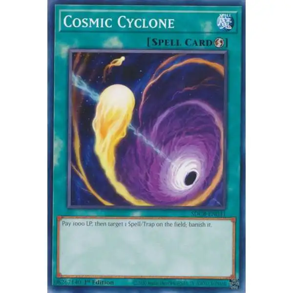 YuGiOh Structure Deck: Legend of the Crystal Beasts Common Cosmic Cyclone SDCB-EN031