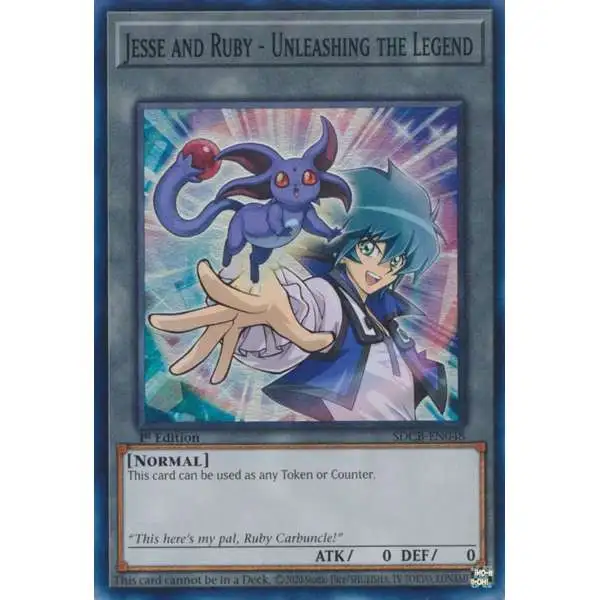 YuGiOh Structure Deck: Legend of the Crystal Beasts Super Rare Jesse and Ruby - Unleashing the Legend SDCB-EN048