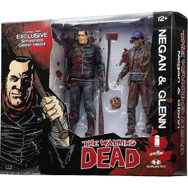 McFarlane Toys The Walking Dead Negan & Glenn Exclusive Action Figure 2-Pack [Full Color]