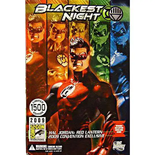 DC Green Lantern Blackest Night Hal Jordan Red Lantern Exclusive Action Figure