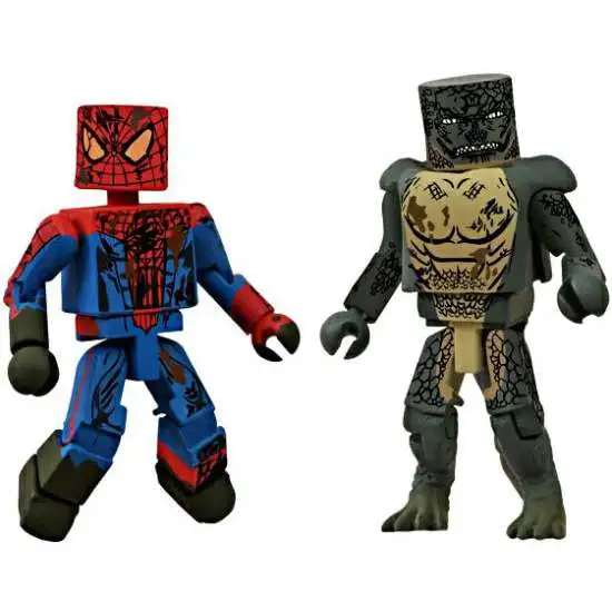 The Amazing Spider-Man MiniMates Underground Battle Spider-Man & Underground Battle Lizard Exclusive Minifigure 2-Pack