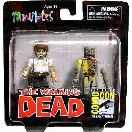 The Walking Dead Minimates Exclusives Rick Grimes & Zombie Exclusive Minifigure 2-Pack