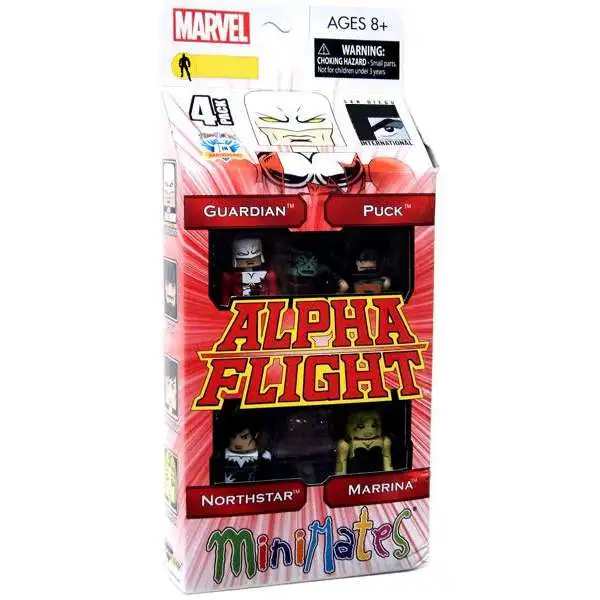 Marvel Minimates Alpha Flight Exclusive Minifigure 4-Pack