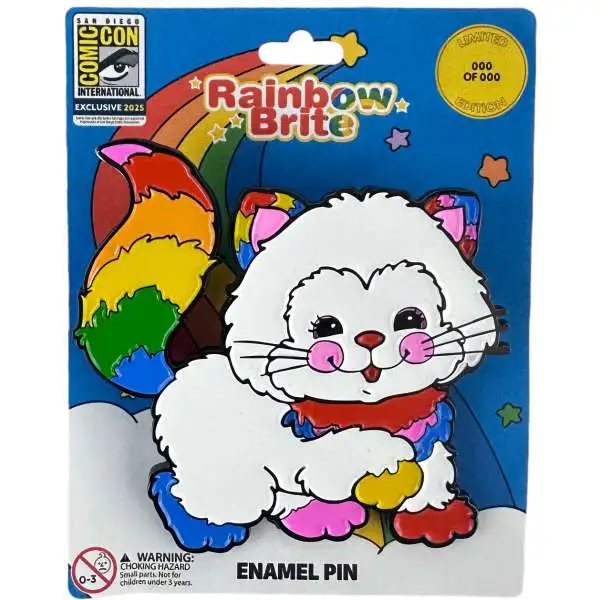 Rainbow Brite Kitty Brite Exclusive Jumbo Lapel Pin [SDCC Comic Con] (Pre-Order ships February)