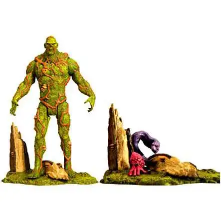 DC Swamp Thing Exclusive Action Figure [Includes Un-Men Ophidian & Cranius]