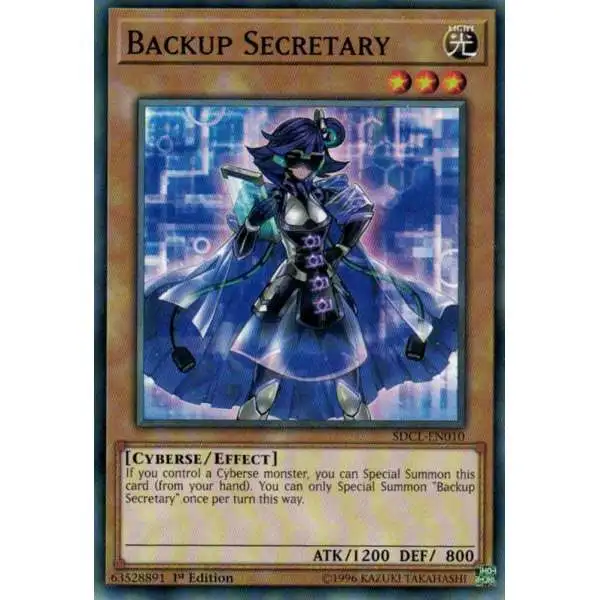 YuGiOh Structure Deck: Cyberse Link Common Backup Secretary SDCL-EN010