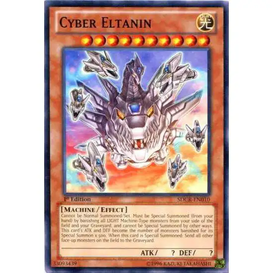 YuGiOh Cyber Dragon Revolution Structure Deck Common Cyber Eltanin SDCR-EN010