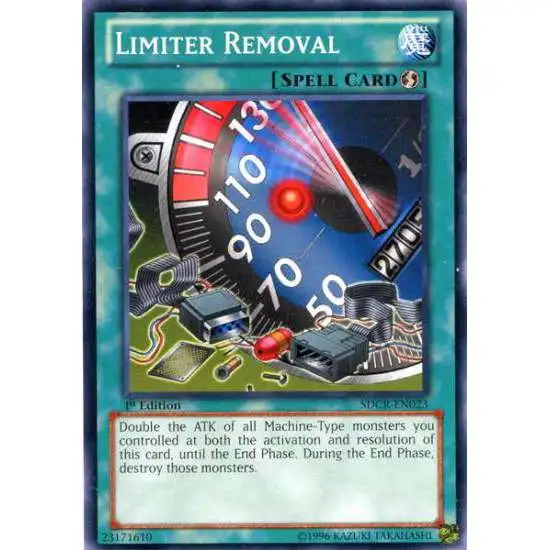 YuGiOh Cyber Dragon Revolution Structure Deck Common Limiter Removal SDCR-EN023