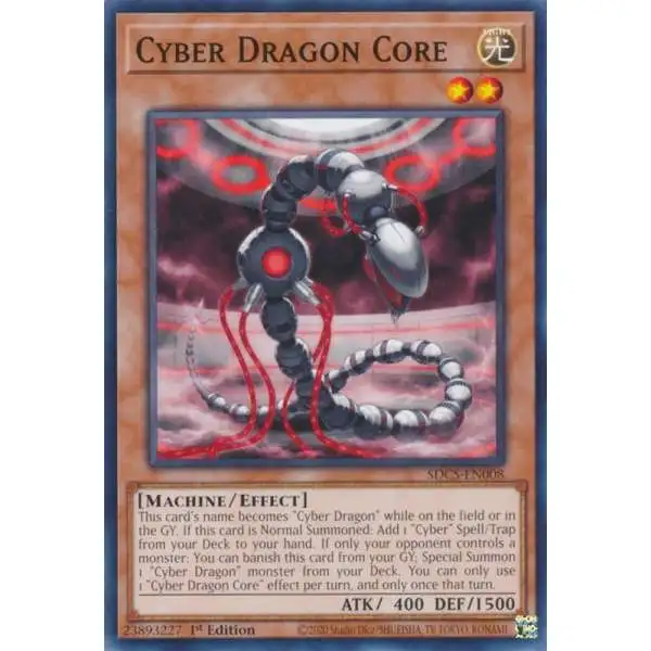 YuGiOh Structure Deck: Cyber Strike Common Cyber Dragon Core SDCS-EN008