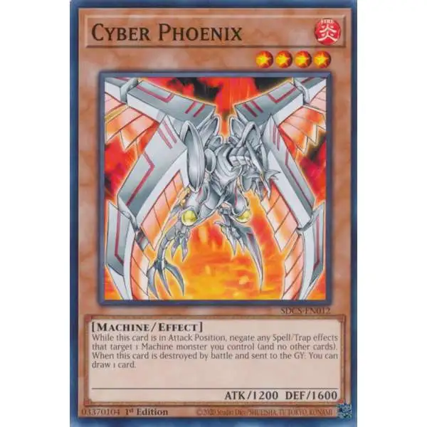 YuGiOh Structure Deck: Cyber Strike Common Cyber Phoenix SDCS-EN012