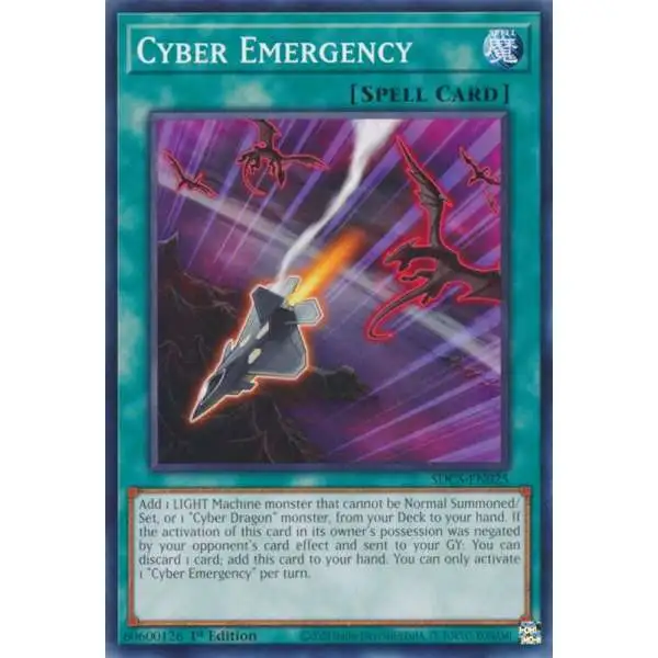 YuGiOh Structure Deck: Cyber Strike Common Cyber Emergency SDCS-EN025