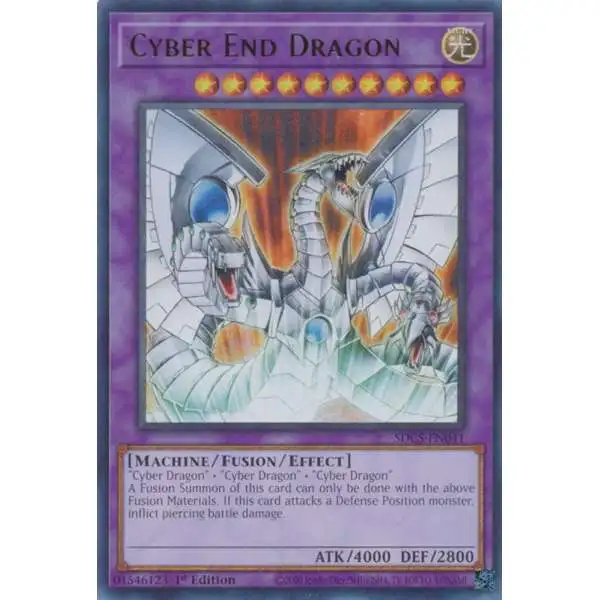 YuGiOh Structure Deck: Cyber Strike Ultra Rare Cyber End Dragon SDCS-EN041