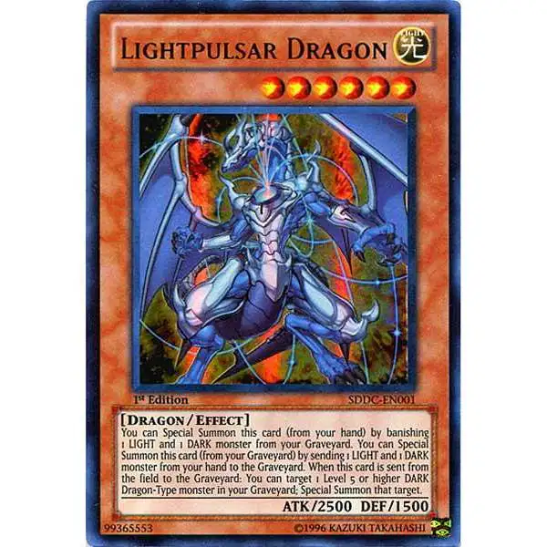 YuGiOh YuGiOh 5D's Structure Deck: Dragons Collide Ultra Rare Lightpulsar Dragon SDDC-EN001