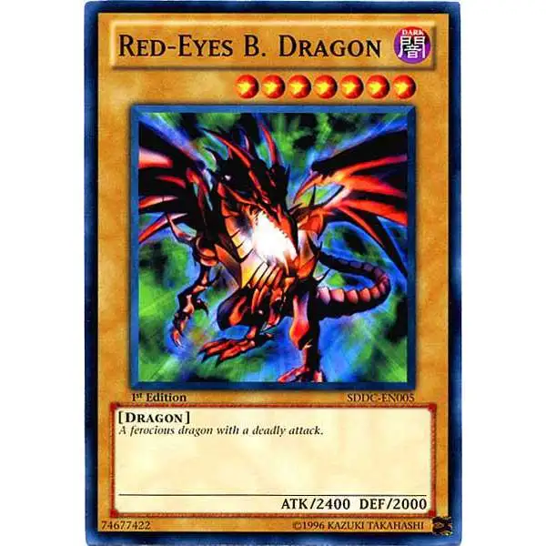 YuGiOh YuGiOh 5D's Structure Deck: Dragons Collide Common Red-Eyes B. Dragon SDDC-EN005