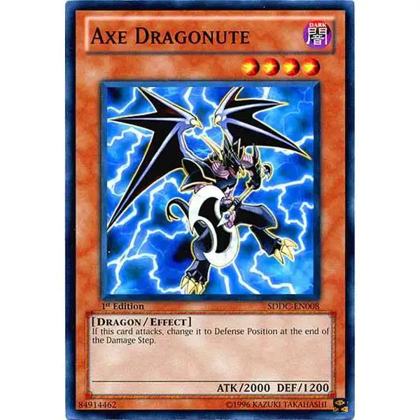 YuGiOh YuGiOh 5D's Structure Deck: Dragons Collide Common Axe Dragonute SDDC-EN008