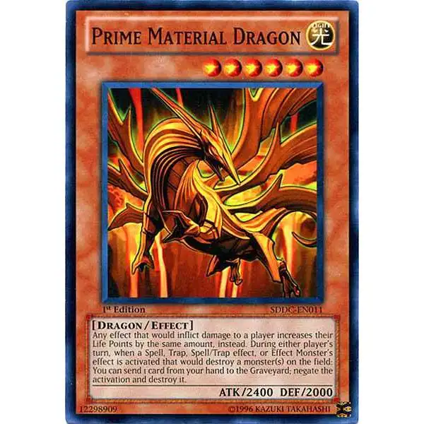 YuGiOh YuGiOh 5D's Structure Deck: Dragons Collide Common Prime Material Dragon SDDC-EN011