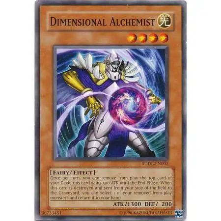 YuGiOh GX Trading Card Game The Dark Emperor Common Dimensional Alchemist SDDE-EN002