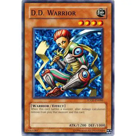 YuGiOh GX Trading Card Game The Dark Emperor Common D. D. Warrior SDDE-EN006