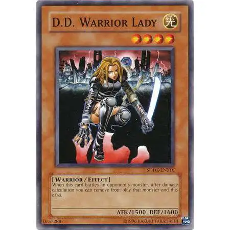 YuGiOh GX Trading Card Game The Dark Emperor Common D.D. Warrior Lady SDDE-EN010