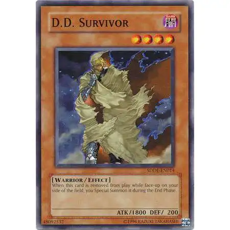 YuGiOh GX Trading Card Game The Dark Emperor Common D.D. Survivor SDDE-EN014