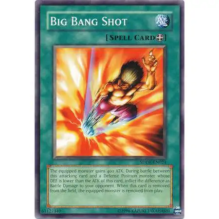 YuGiOh GX Trading Card Game The Dark Emperor Common Big Bang Shot SDDE-EN024