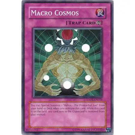 YuGiOh GX Trading Card Game The Dark Emperor Common Macro Cosmos SDDE-EN036