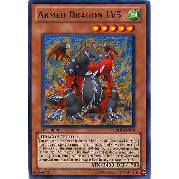 YuGiOh Dragunity Legion Structure Deck Common Armed Dragon LV5 SDDL-EN019